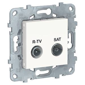 UNICA NEW Розетка R-TV/ SAT, оконечная, белый Schneider Electric NU545518
