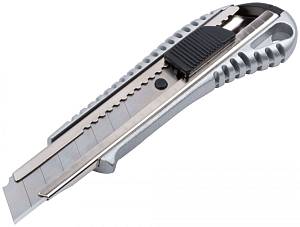 Нож технический 18 мм усиленный, металлич.корпус FIT