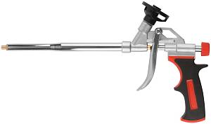 Пистолет для монтажной пены, прорезиненная ручка, тефлоновое покрытие клапана FIT